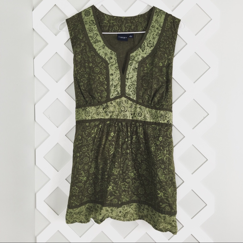 Sonoma Boho Hippie Sleeveless Shirt Blouse